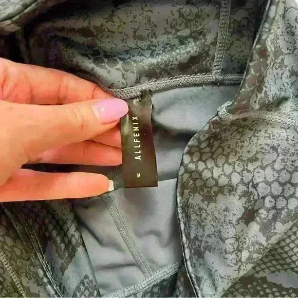 ALLFENIX Leggings Navy Snake 7/8 Medium - Picture 7 of 7